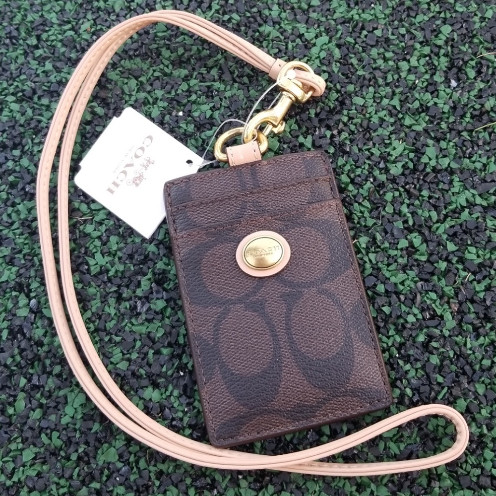 Coach ID lanyard